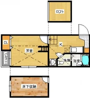 コンフォートベネフィス大橋4【1階】の間取り