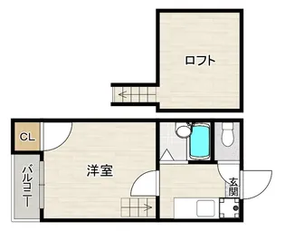カーサ・クラーラ吉塚【1階】の間取り
