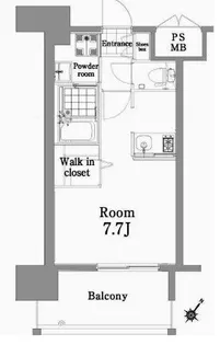 エンクレスト天神SIDE【12階】の間取り