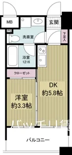 ルネッサンス21博多【2階】の間取り