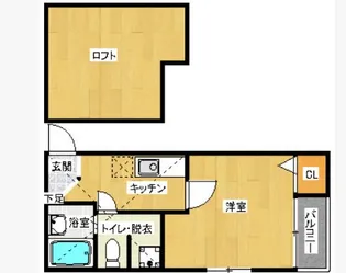 ベネフィスタウン井尻2【2階】の間取り