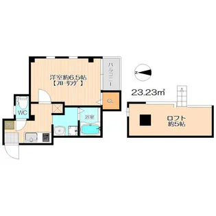 イル・グラッツィア マリーナⅦ【4階】の間取り