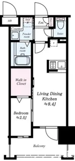 グランフォーレ箱崎プレミア【14階】の間取り