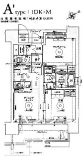 エステムプラザ福岡県庁前ネオシス【2階】の間取り
