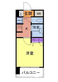 ダイナコートエスタディオ山王公園【6階】の間取り