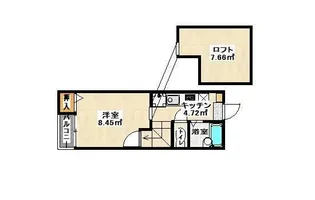 プレミール博多【2階】の間取り