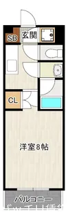 フィンリー大濠 BAY WEST【5階】の間取り