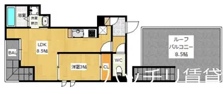 Grandtic angel竹下【2階】の間取り