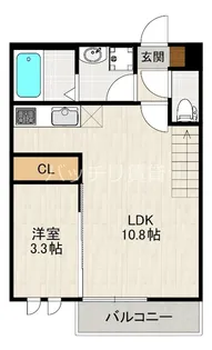 アンピオ吉塚参番館【2階】の間取り