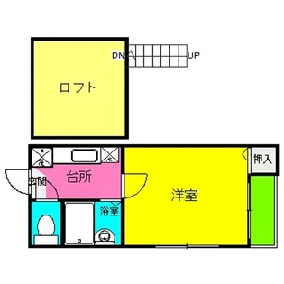シャローム博多【1階】の間取り