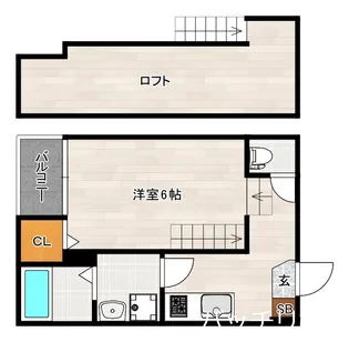 ハーモニーテラス香椎IV【1階】の間取り