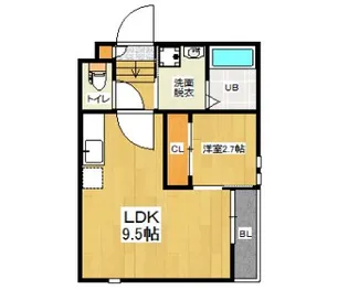 Grandtic giglio 高宮Ⅱ【1階】の間取り