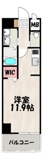 レジデンシャルヒルズ香椎駅前【13階】の間取り