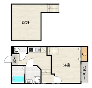 クレオ箱崎伍番館【2階】の間取り