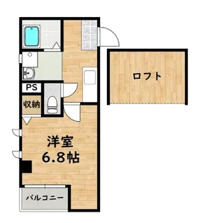 イルグラッツィア美野島III【4階】の間取り