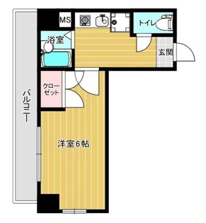 マンション花房【7階】の間取り