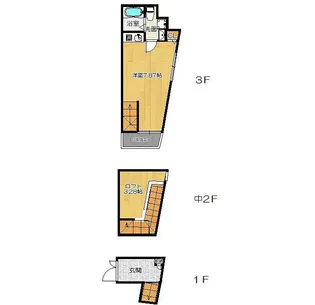 ガレット箱崎【1階】の間取り