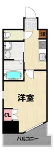 CLUB ORIENT No.103【7階】の間取り