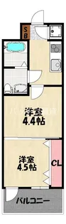 No.48 PROJECT2100博多【13階】の間取り