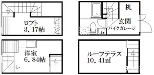 ガレット空港前II【1階】の間取り