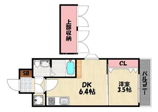 No.55 Wes-PROJECT 博多【6階】の間取り