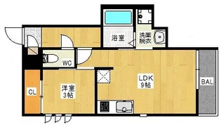 Grandtic Park Side大橋【1階】の間取り