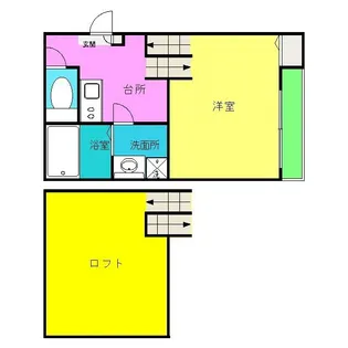 BROWNIE【2階】の間取り