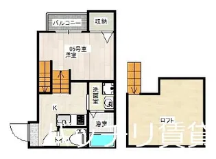 アネックス井尻【1階】の間取り