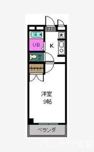 プロミネンスコート博多【4階】の間取り