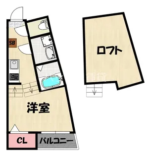 パイントール別府【1階】の間取り