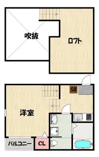クレスト千早【1階】の間取り