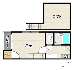 ウィンズ博多東【2階】の間取り
