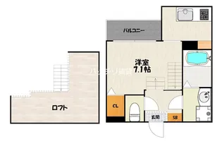 ソラーナ姪浜【1階】の間取り