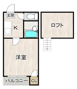 フェリーチェ唐人町【1階】の間取り