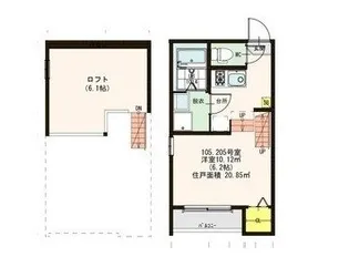 ハーモニーテラス香椎駅東III【1階】の間取り