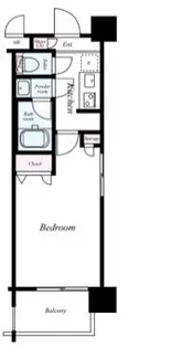 レジデンシャルヒルズ博多駅前弐番館【4階】の間取り