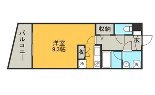 エーデル天神【3階】の間取り