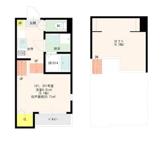 コリナブランカ【1階】の間取り