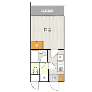 アルファウイング薬大前【5階】の間取り