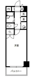 パンルネックス・クリスタル博多II【2階】の間取り
