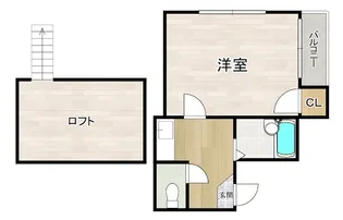 フレスコ博多【2階】の間取り