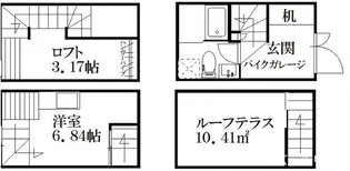 ガレット空港前II【1階】の間取り