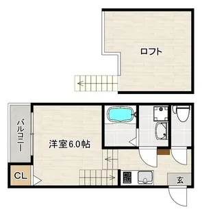 レアシス和白【2階】の間取り