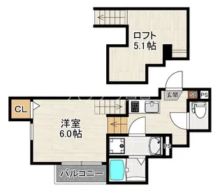 リリーヒルズ【1階】の間取り