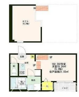 ハーモニーテラス唐原III【1階】の間取り