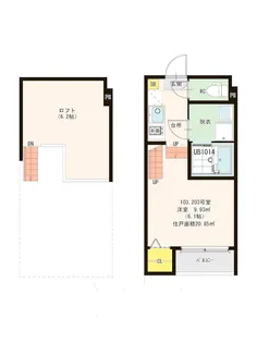 ハーモニーテラス筥松V【1階】の間取り