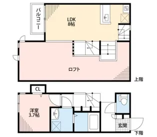 CB箱崎パルク【1階】の間取り