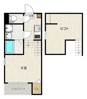 CREST COURT GY賀茂【1階】の間取り