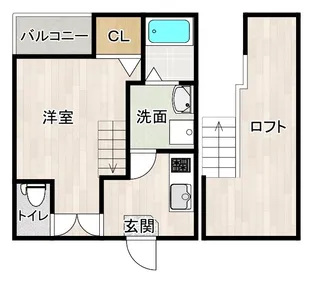 ハーモニーテラス下山門III【1階】の間取り