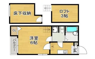ベネフィスタウン井尻1【1階】の間取り
